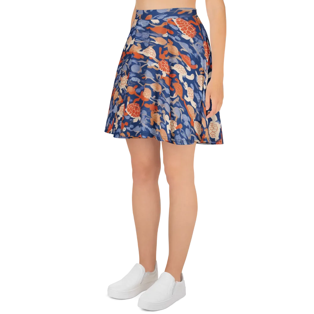 Terrapin Current on Skater Skirt — Left