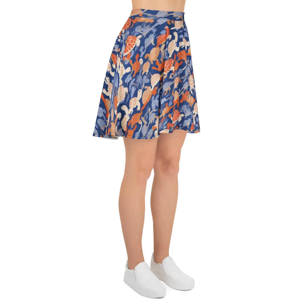Terrapin Current on Skater Skirt — Right