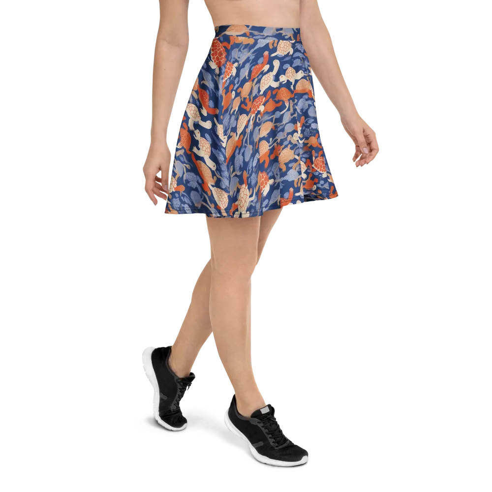 Terrapin Current on Skater Skirt — Right