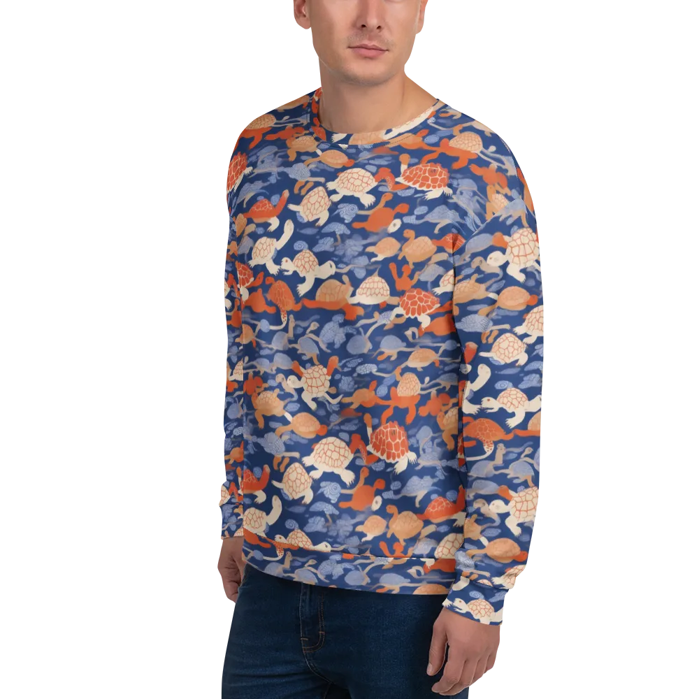 Terrapin Current on Sweatshirt — Left Front