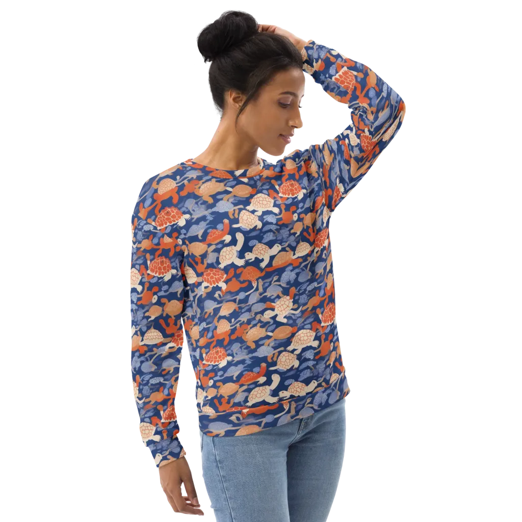 Terrapin Current on Sweatshirt — Right Front