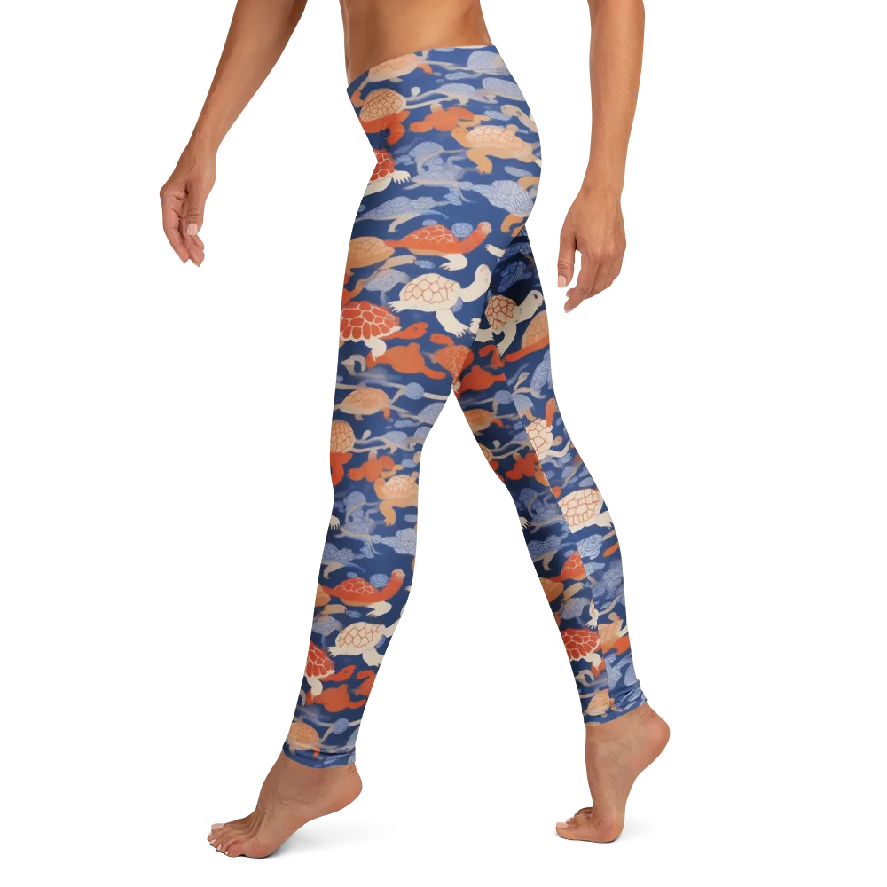 Terrapin Current on Leggings — Left