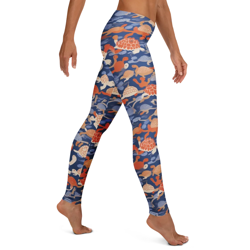 Terrapin Current on Leggings — Right