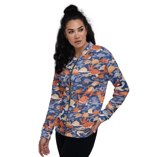 Terrapin Current on a Bomber Jacket