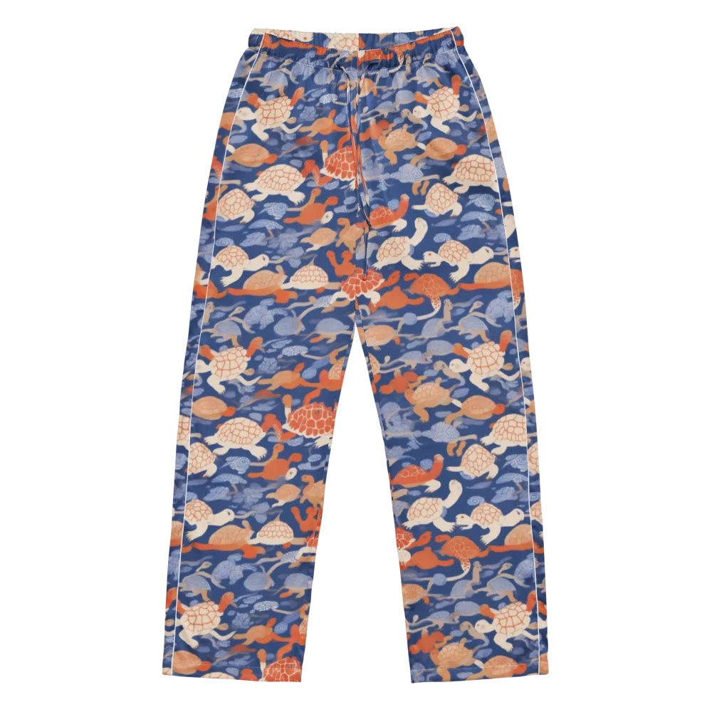 Terrapin Current on Women's Pajama Pants — Front