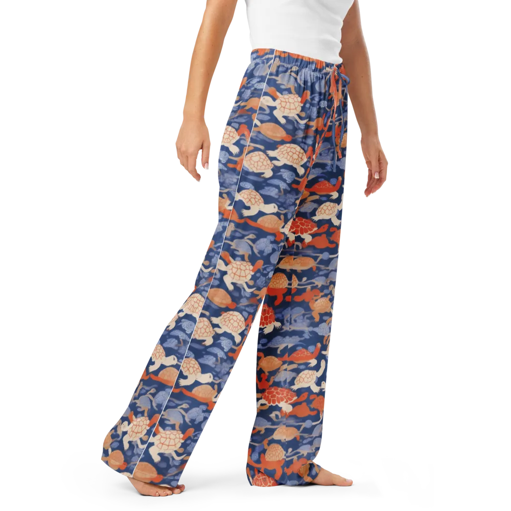 Terrapin Current on Women's Pajama Pants — Right Front