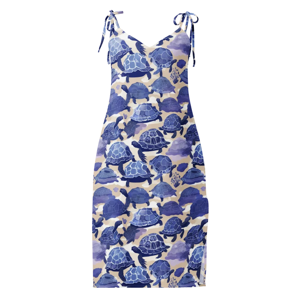 Blueback Drift on Slip Dress — Front