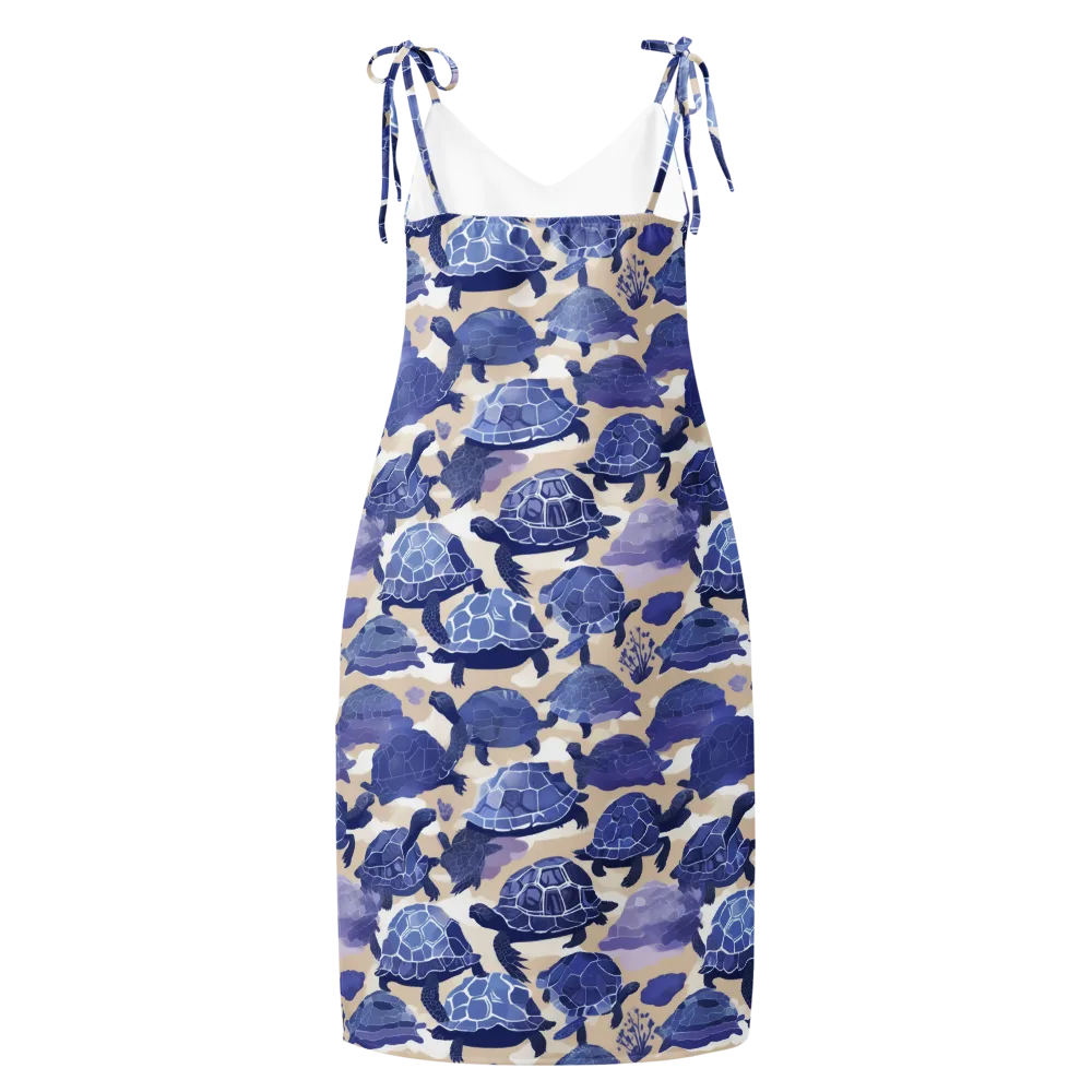 Blueback Drift on Slip Dress — Back