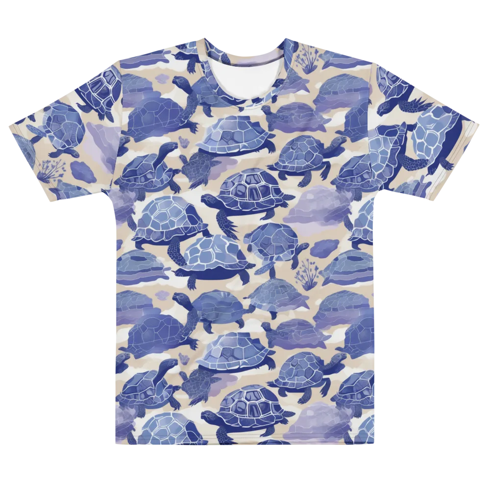 Blueback Drift on Men's Cotton Crew Neck T-Shirt — Front
