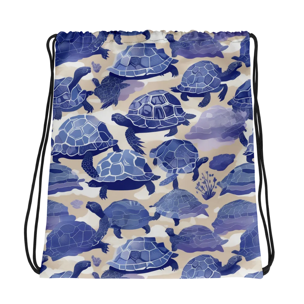 Blueback Drift on Drawstring Bag — Photo