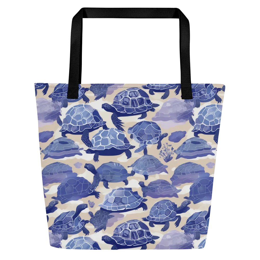 Blueback Drift on Large Tote Bag W/ Pocket — Front