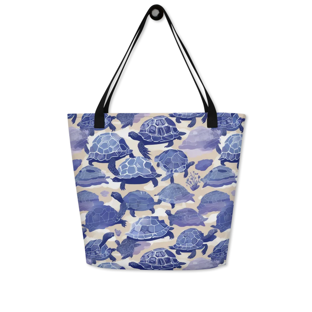 Blueback Drift on Large Tote Bag W/ Pocket — Front