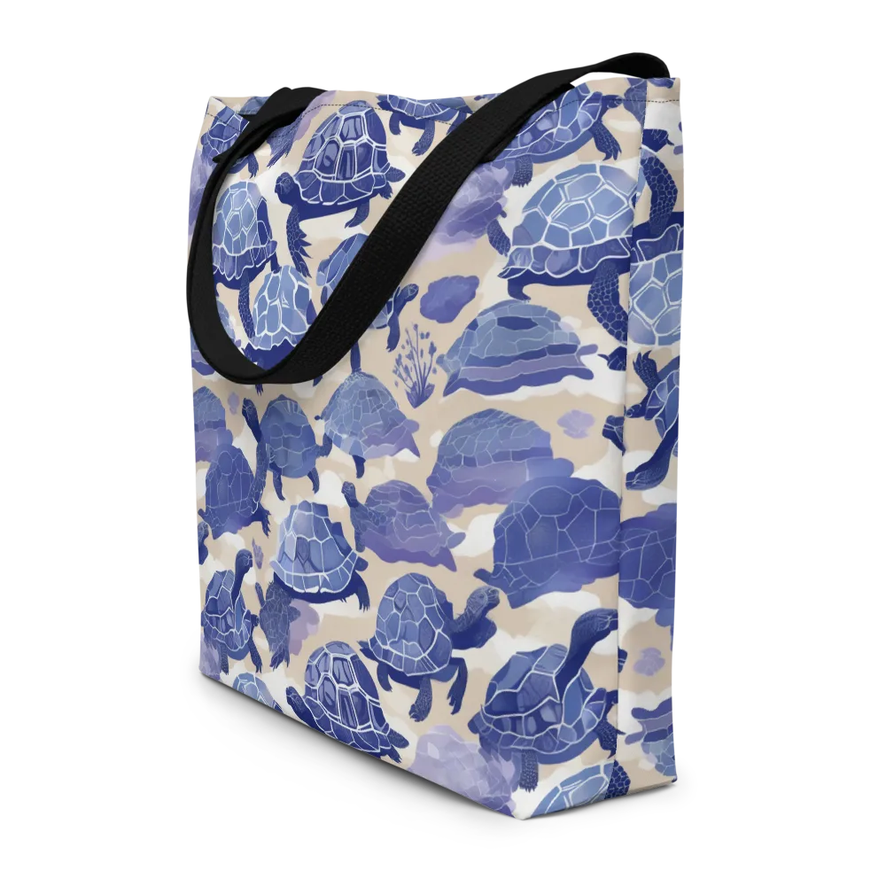 Blueback Drift on Large Tote Bag W/ Pocket — Front