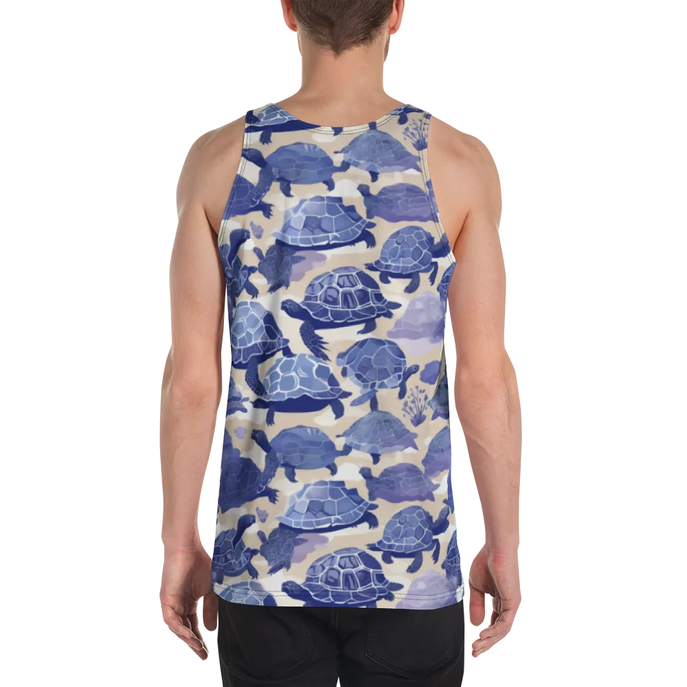 Blueback Drift on Men's Tank Top — Back