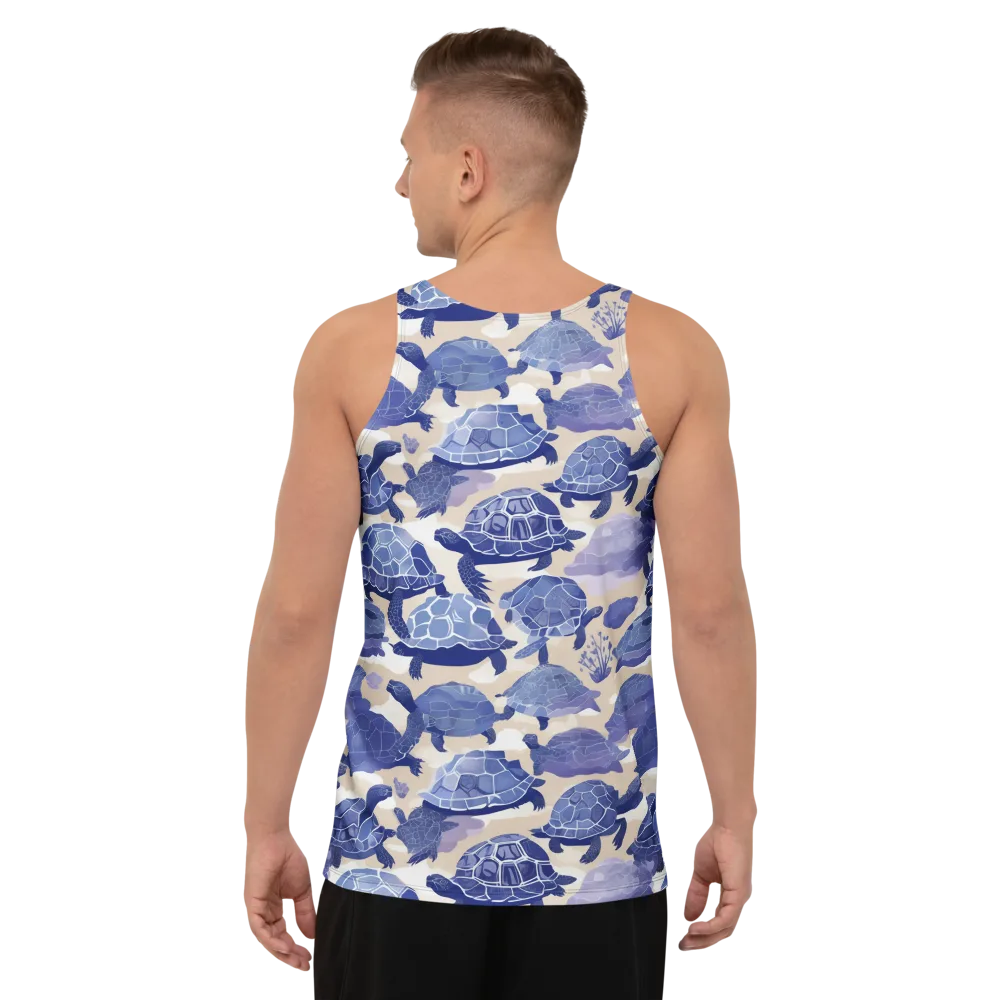 Blueback Drift on Men's Tank Top — Back