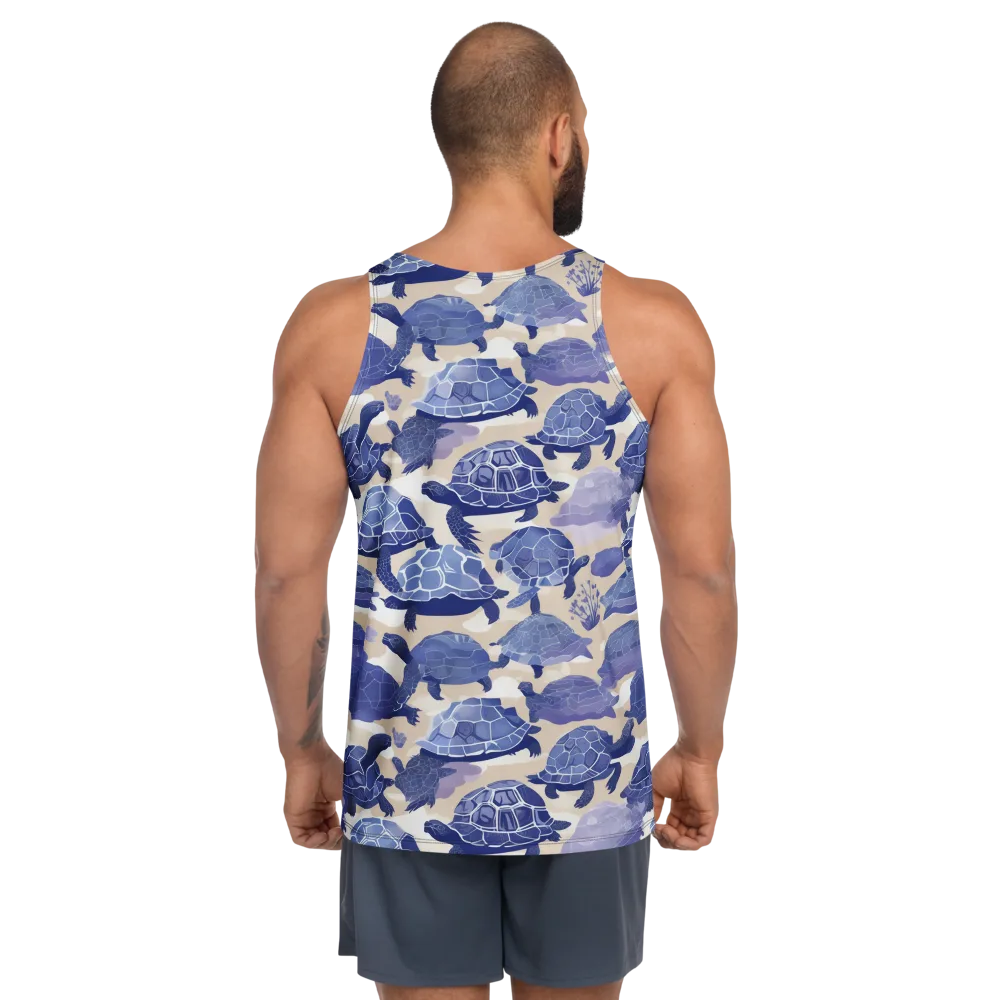 Blueback Drift on Men's Tank Top — Back