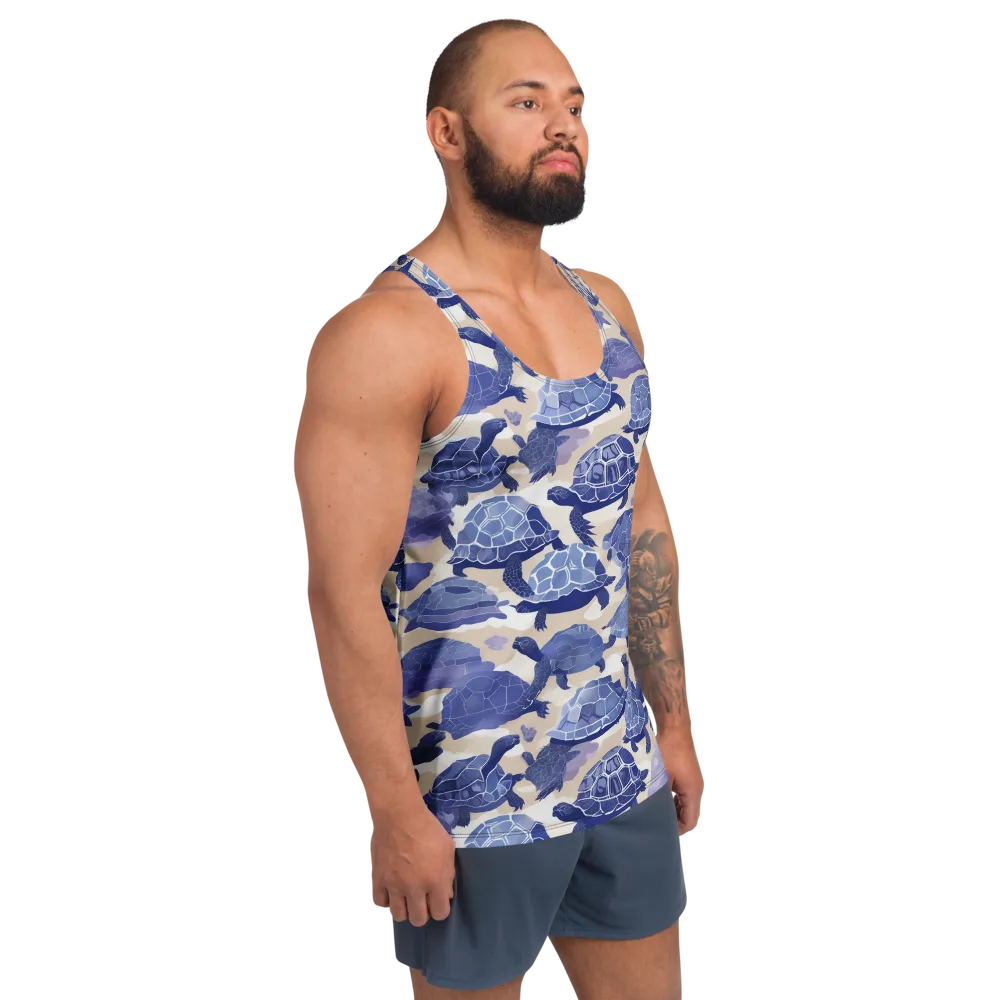 Blueback Drift on Men's Tank Top — Right Front