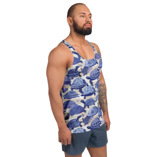 Blueback Drift on a Men's Tank Top