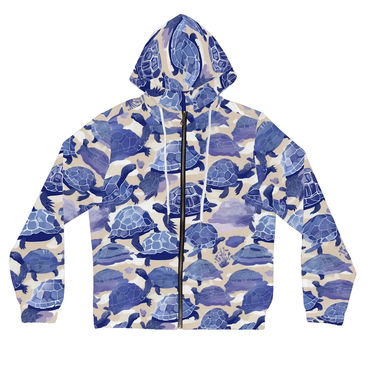 Blueback Drift on Women's Full-Zip Hoodie — Front