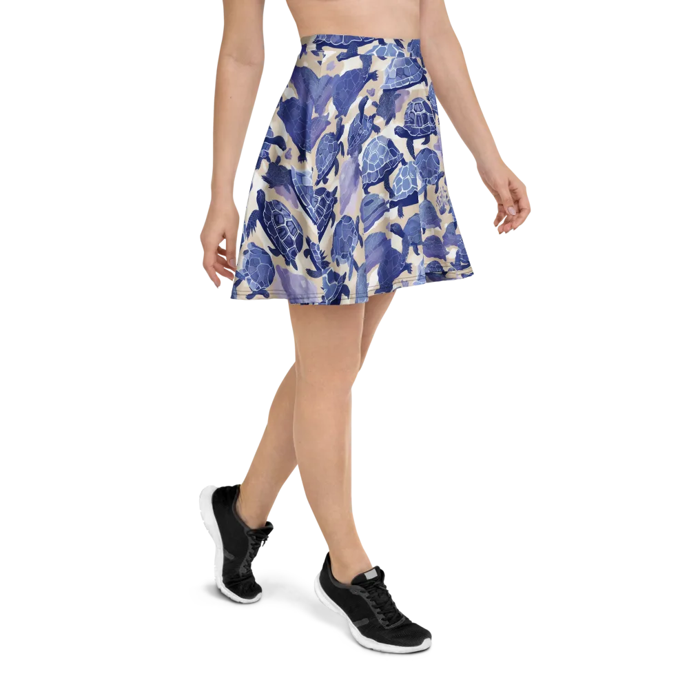 Blueback Drift on Skater Skirt — Right