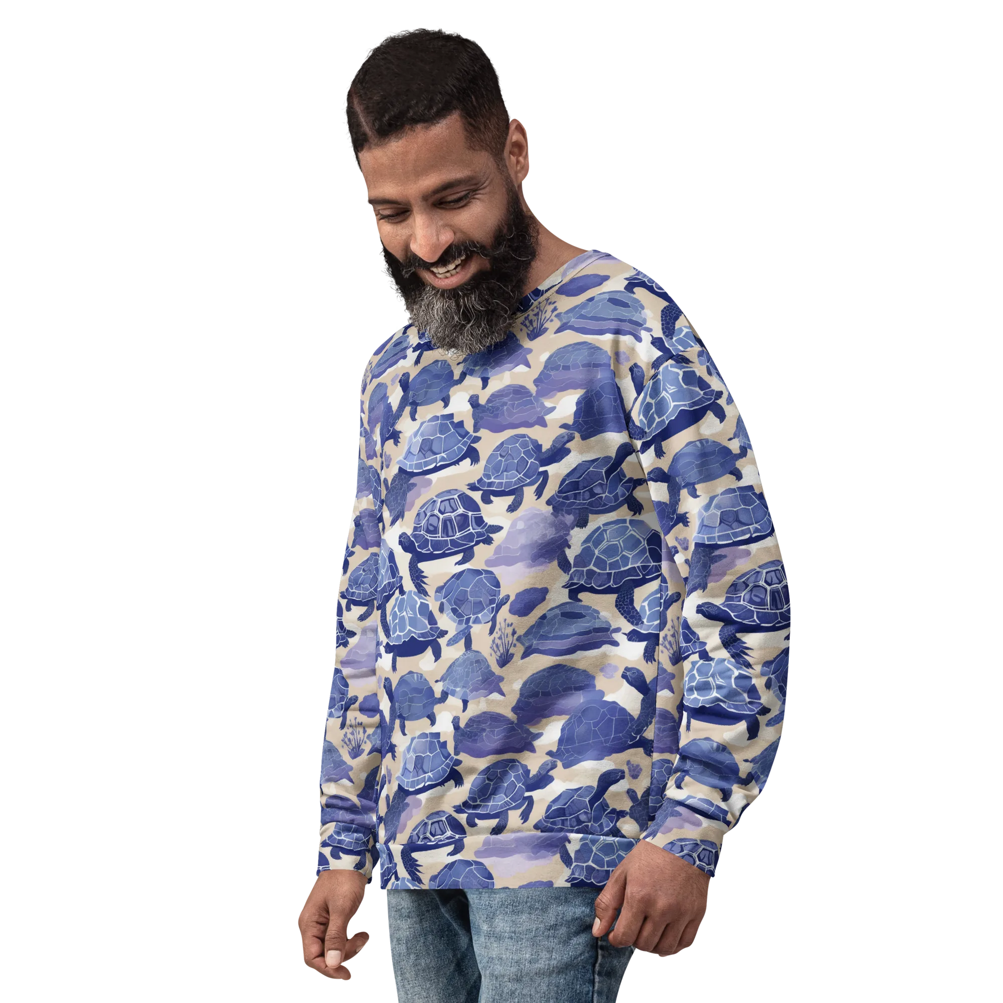 Blueback Drift on Sweatshirt — Left Front