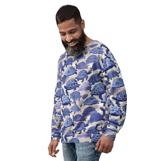 Blueback Drift on a Sweatshirt