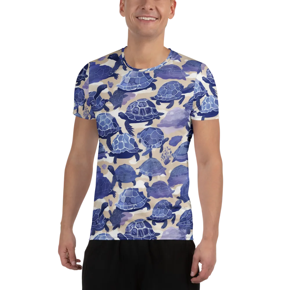 Blueback Drift on Men's Athletic T-Shirt — Front