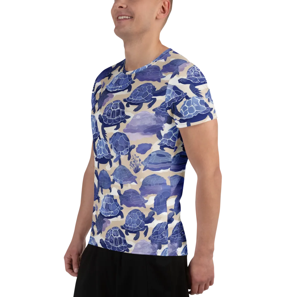 Blueback Drift on Men's Athletic T-Shirt — Left