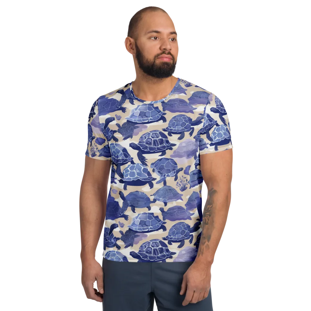 Blueback Drift on Men's Athletic T-Shirt — Front