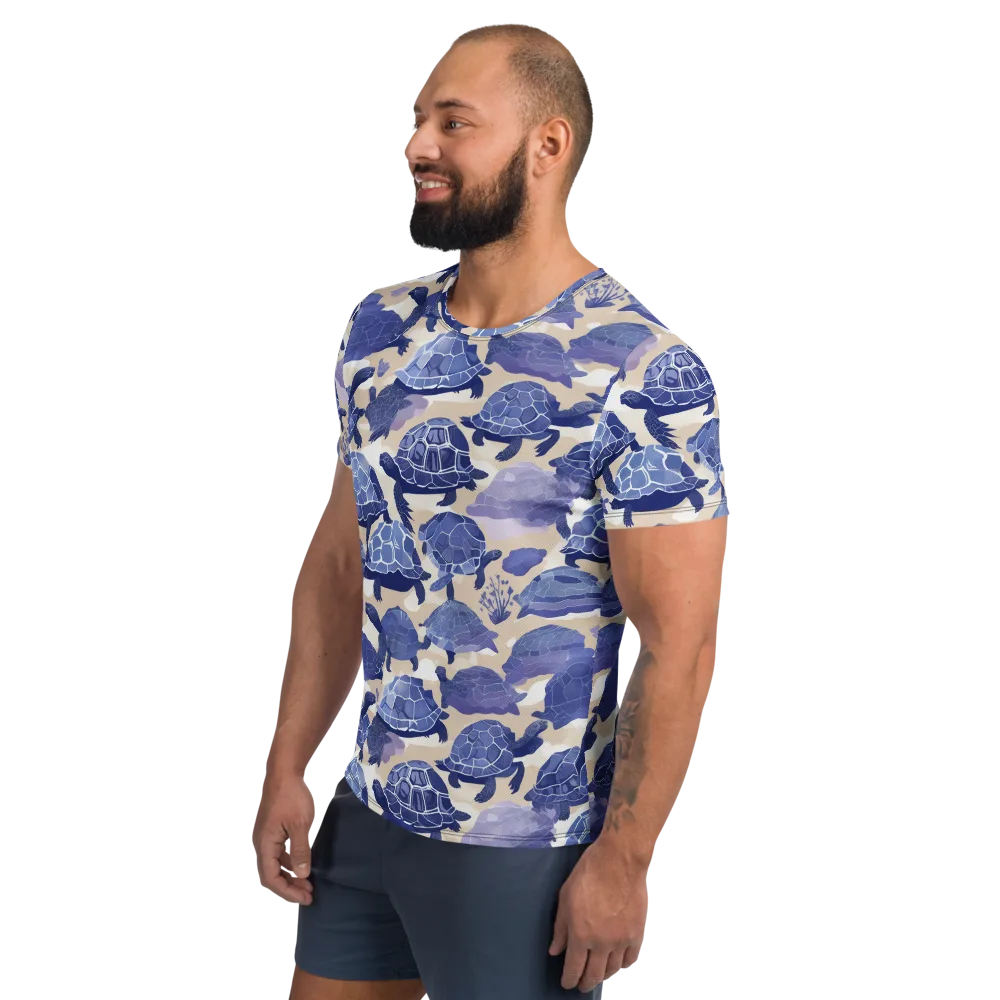 Blueback Drift on Men's Athletic T-Shirt — Left