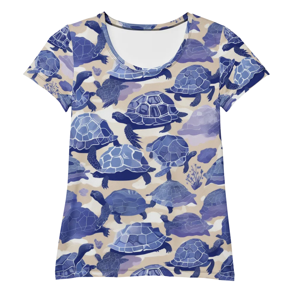 Blueback Drift on Women's Athletic T-Shirt — Front