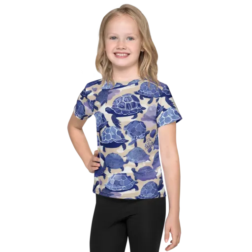 Blueback Drift on a Kids Crew Neck T-Shirt