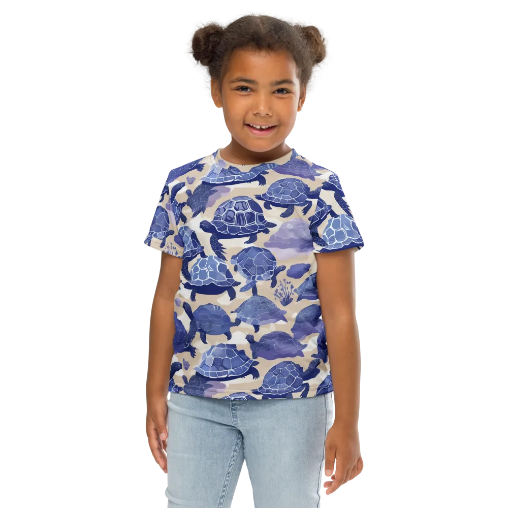 Blueback Drift on Kids Crew Neck T-Shirt — Front