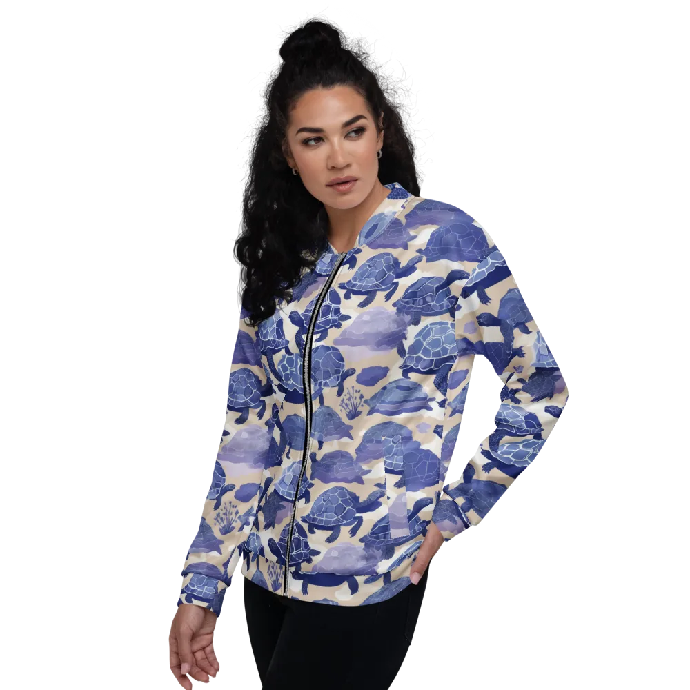 Blueback Drift on Bomber Jacket — Left
