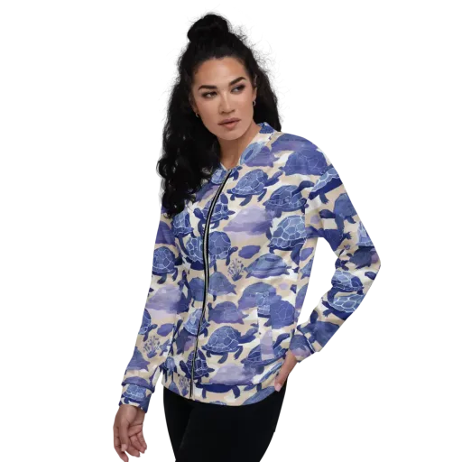 Blueback Drift on a Bomber Jacket