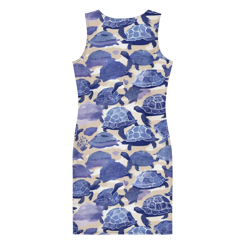 Blueback Drift on Bodycon Dress — Back