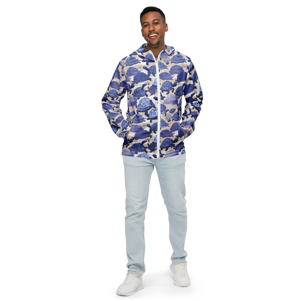 Blueback Drift on Men's Windbreaker — Front