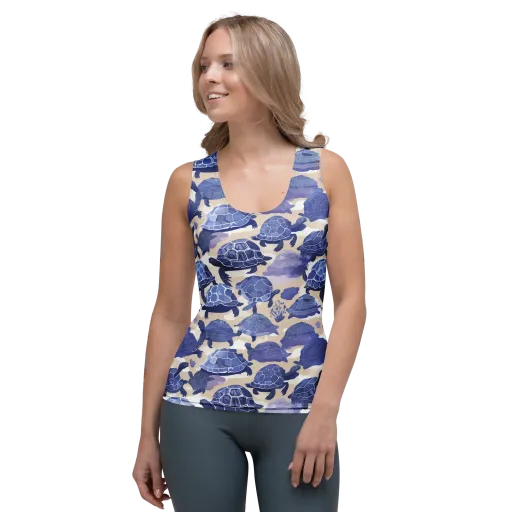 Blueback Drift on a Women's Tank Top