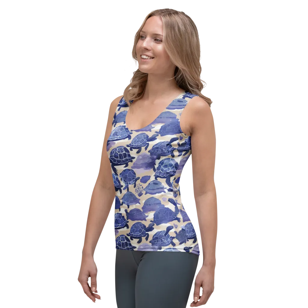 Blueback Drift on Women's Tank Top — Left Front