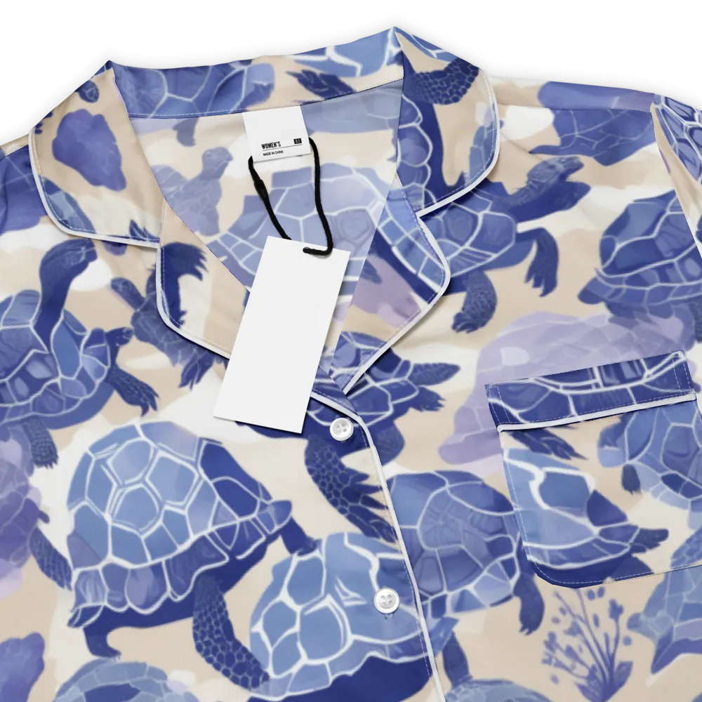 Blueback Drift on Women's Short Sleeve Pajama Top — Product details