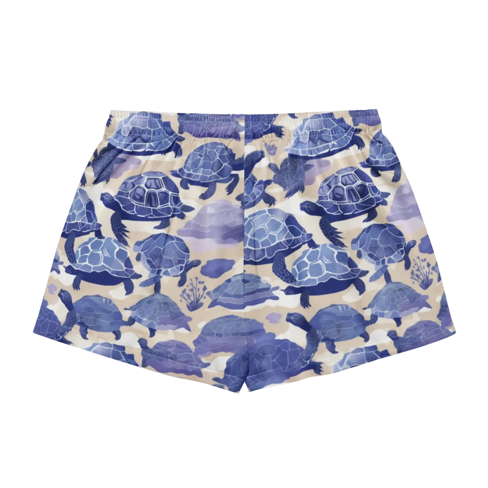 Blueback Drift on Women's Pajama Shorts — Back