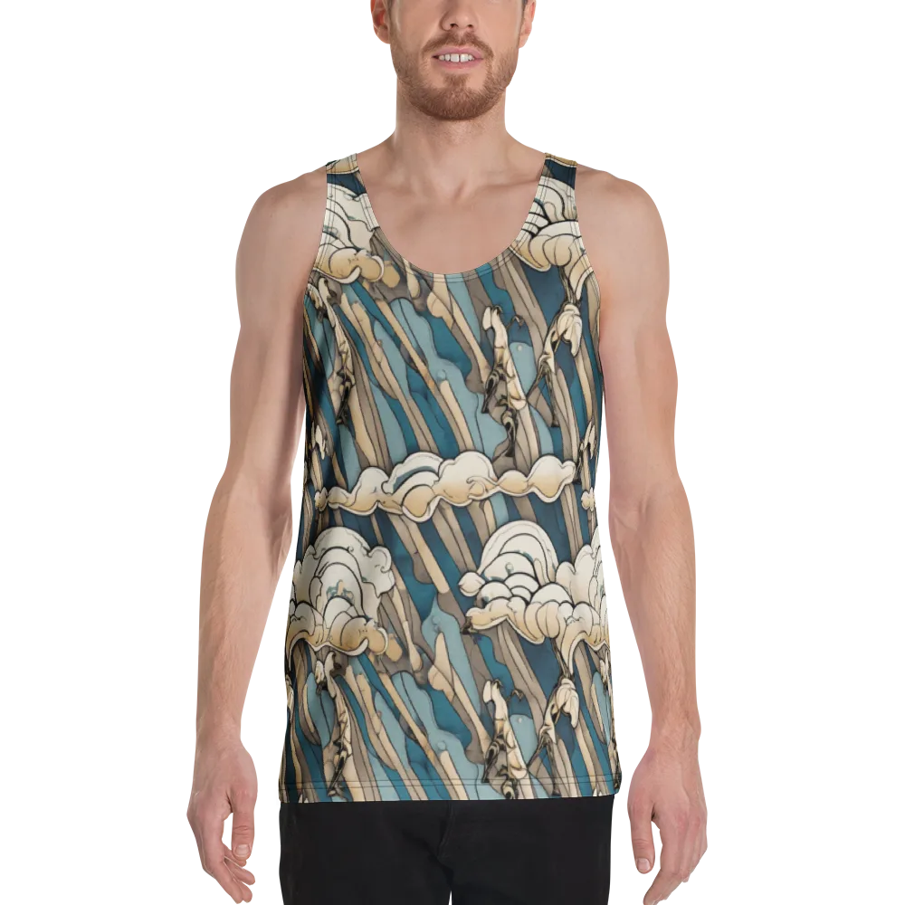 Art Nouveau Undertow on Men's Tank Top — Front
