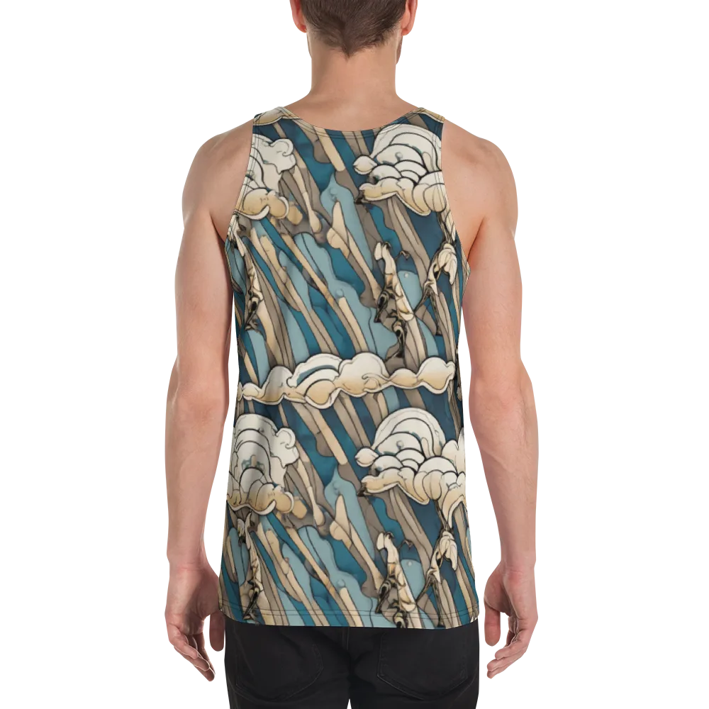Art Nouveau Undertow on Men's Tank Top — Back