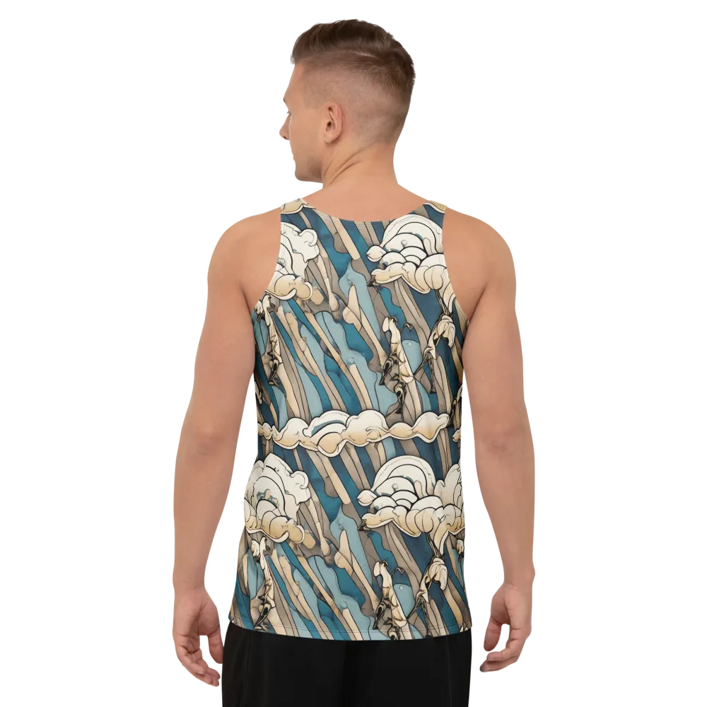Art Nouveau Undertow on Men's Tank Top — Back
