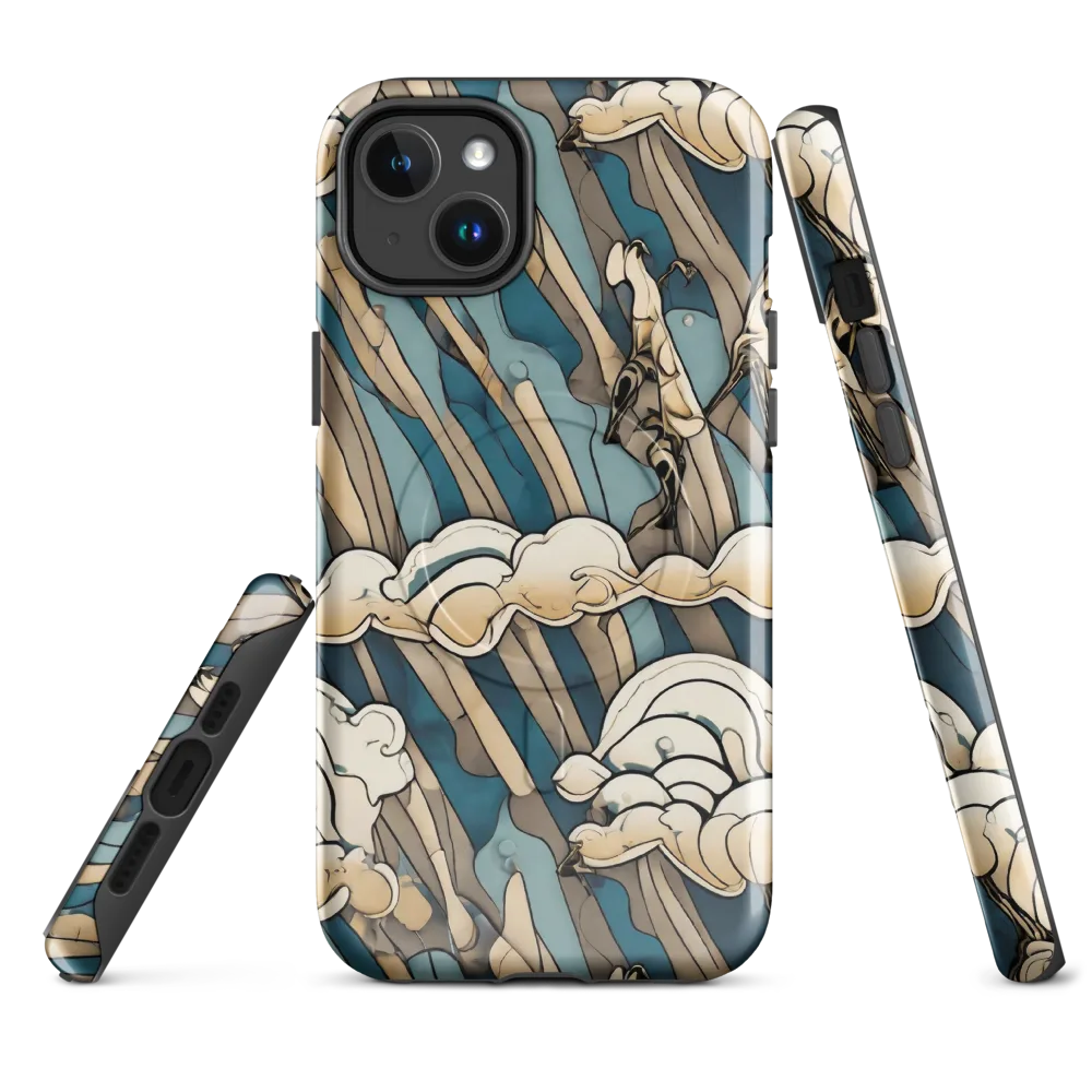 Art Nouveau Undertow on MagSafe Tough Case for iPhone® — Front