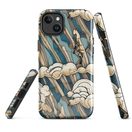 Art Nouveau Undertow on a MagSafe Tough Case for iPhone®