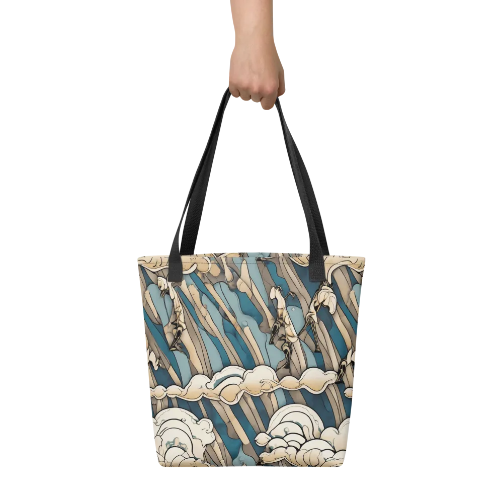 Art Nouveau Undertow on Tote Bag — Front