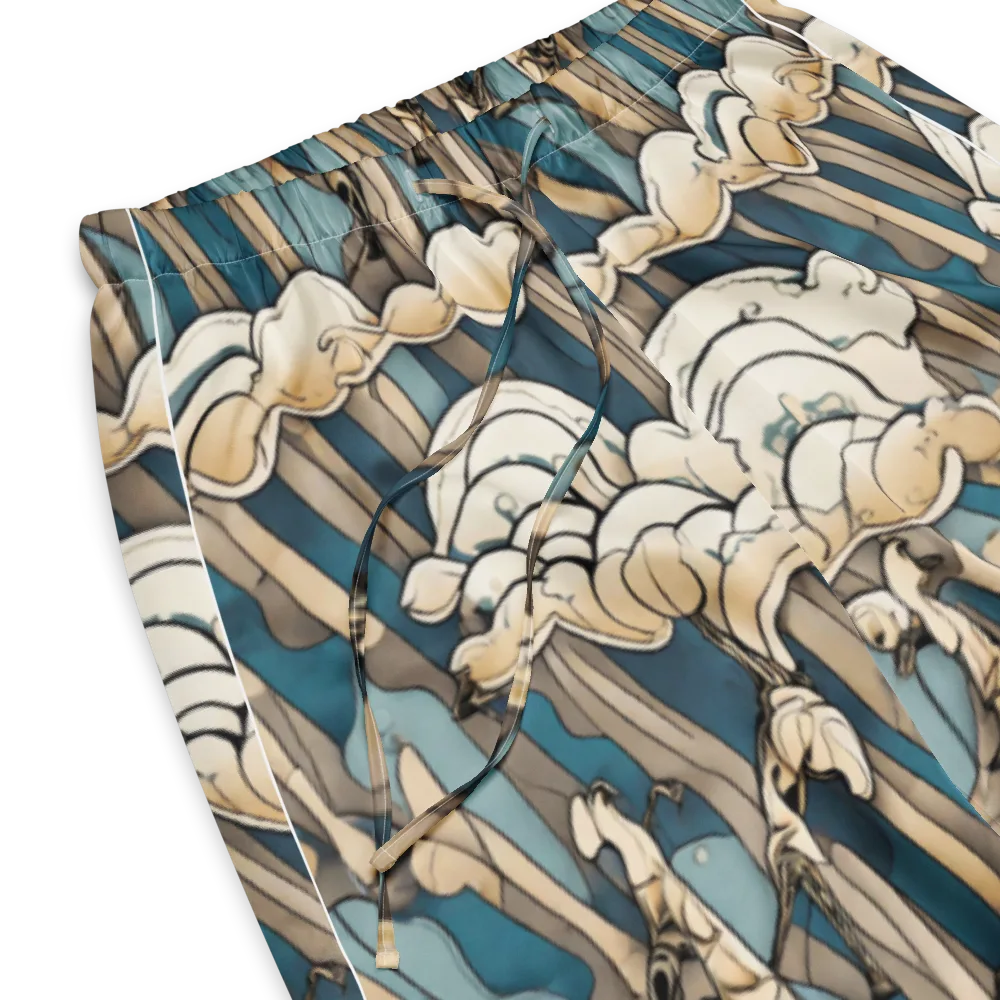 Art Nouveau Undertow on Women's Pajama Pants — Product details