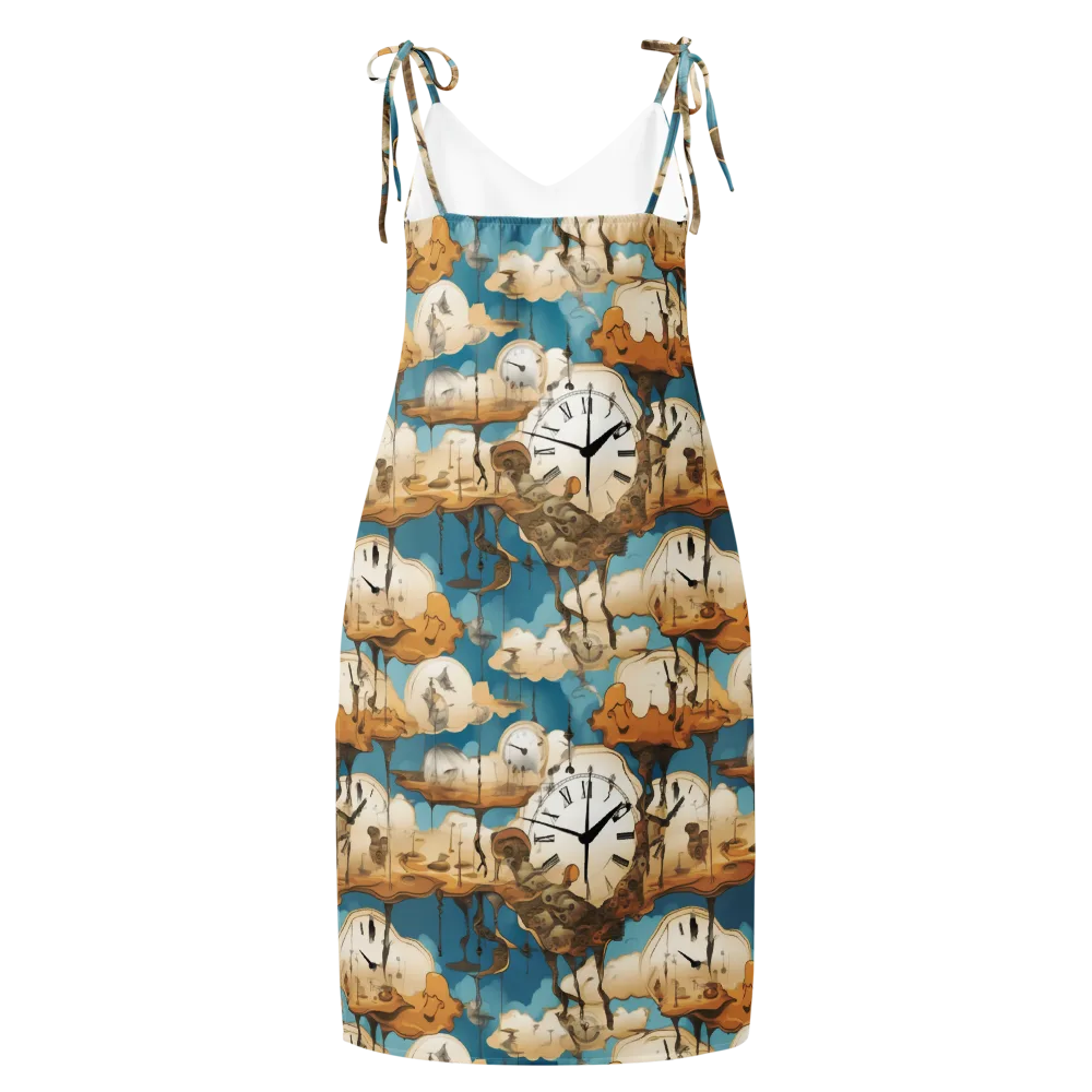 Chronicle of Clouds on Slip Dress — Back