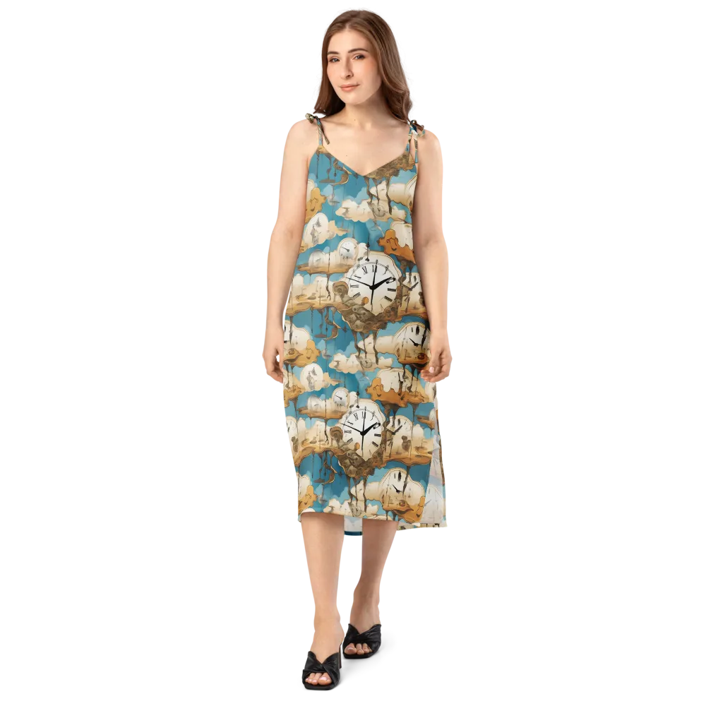 Chronicle of Clouds on Slip Dress — Front